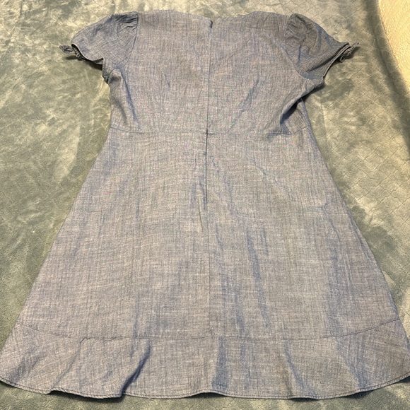 J. Crew chambray ruffle dress - Picture 7 of 9